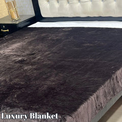 Plain Throw Plush Blanket Solid Fleece Blanket