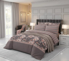Premium 6 Pcs Comforter Set Design-823