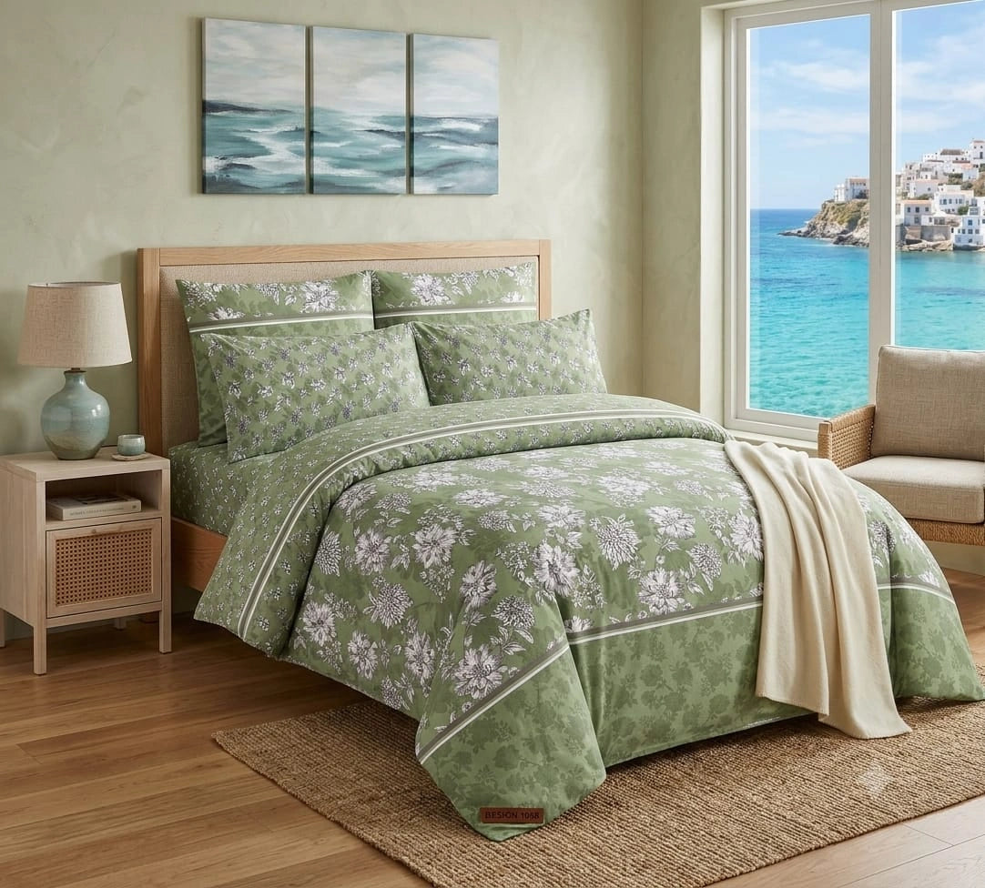 Premium 6 Pcs Comforter Set Design-826