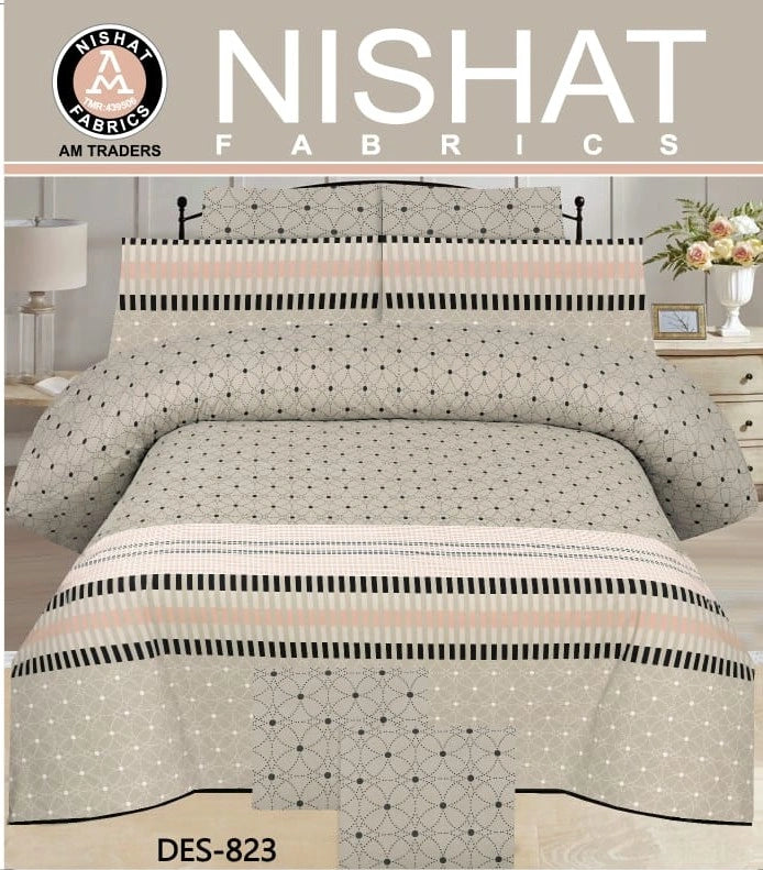 Premium 6 Pcs Comforter Set Design-823