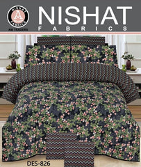 Premium 6 Pcs Comforter Set Design-826