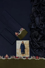 3 PIECE UNSTITCHED LAWN SUIT COLLECTION 2025 (QASWA) Design-#17