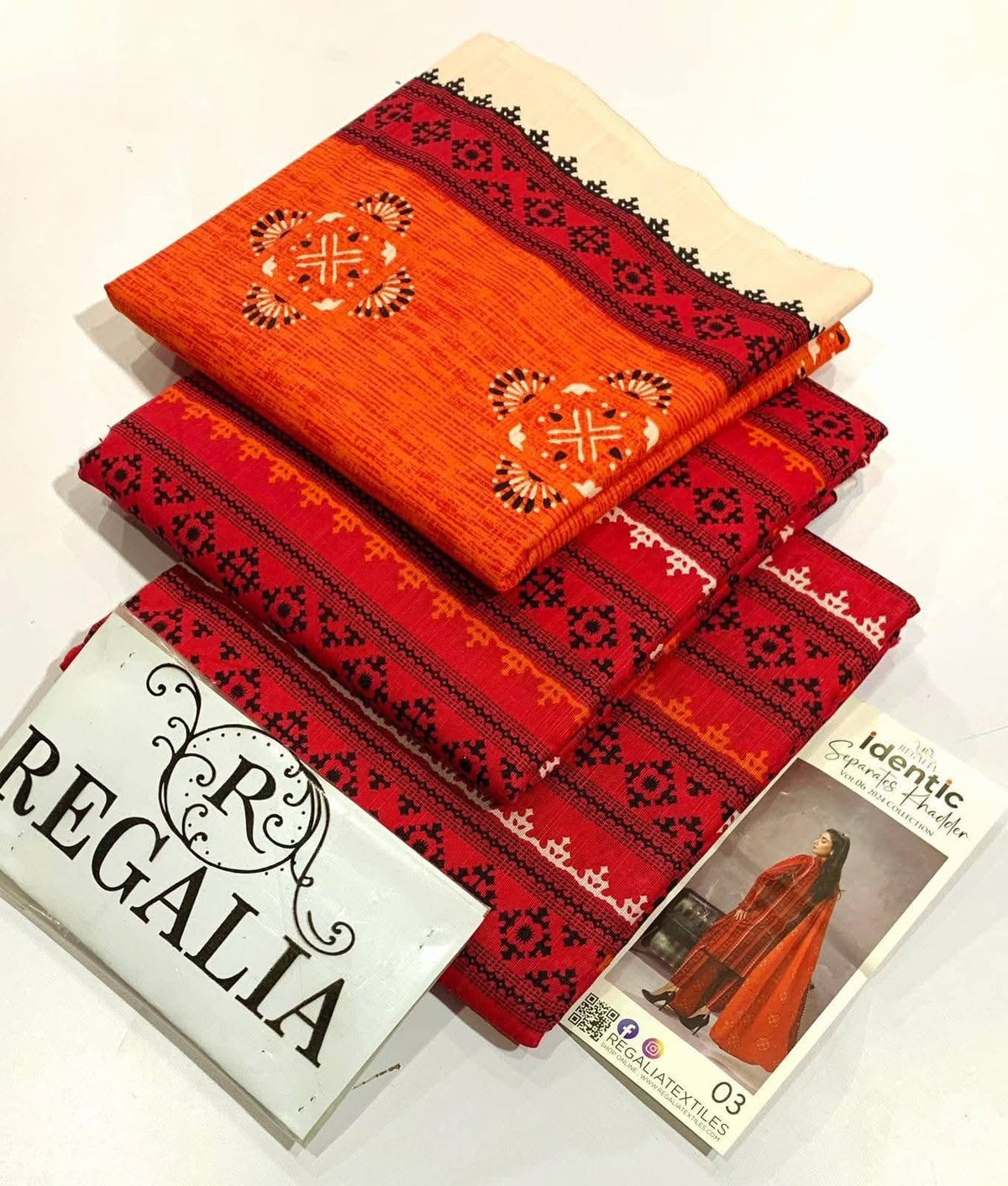 REGALIA khadder 3Pc Digital Printed All Over