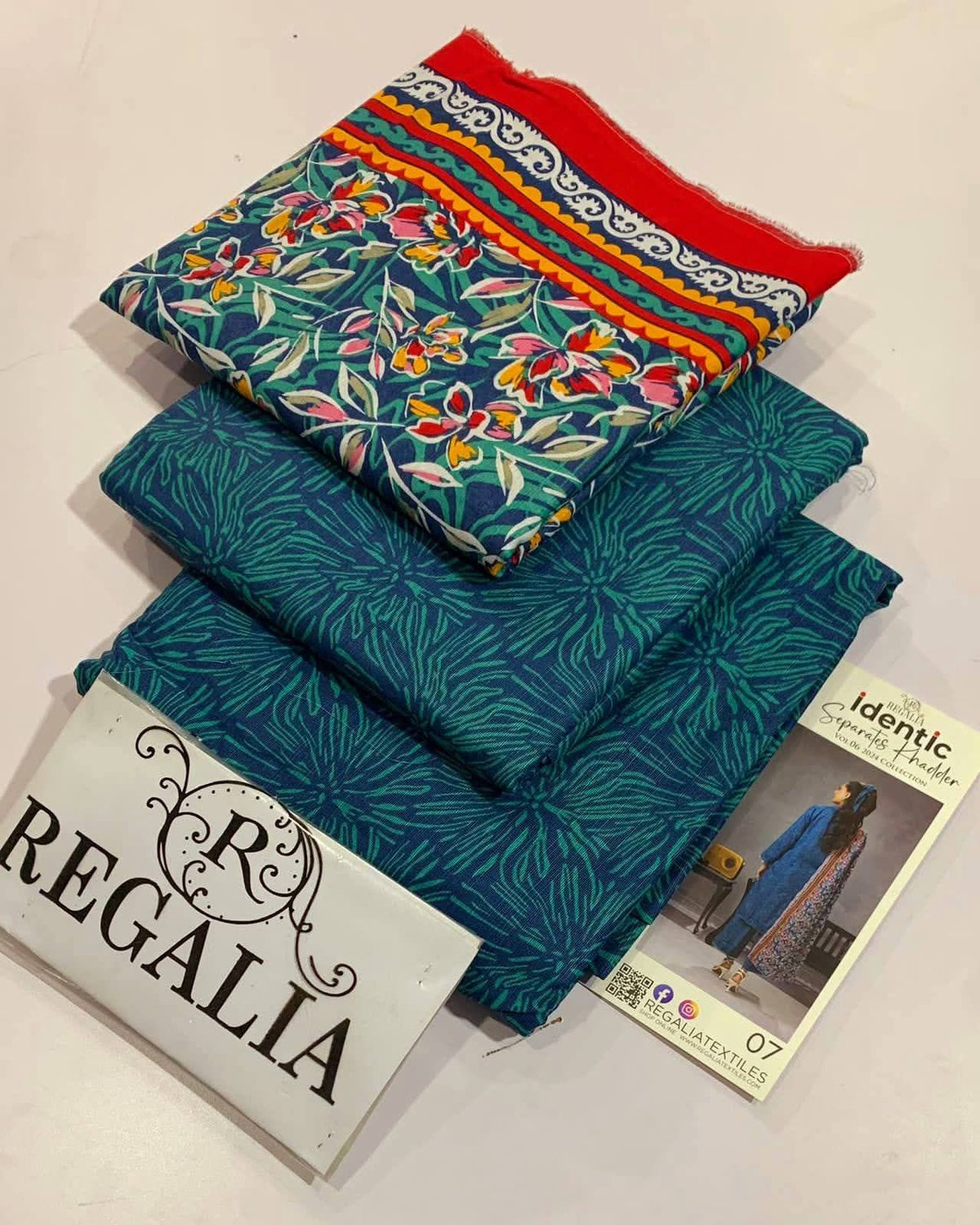 REGALIA khadder 3Pc Digital Printed All Over