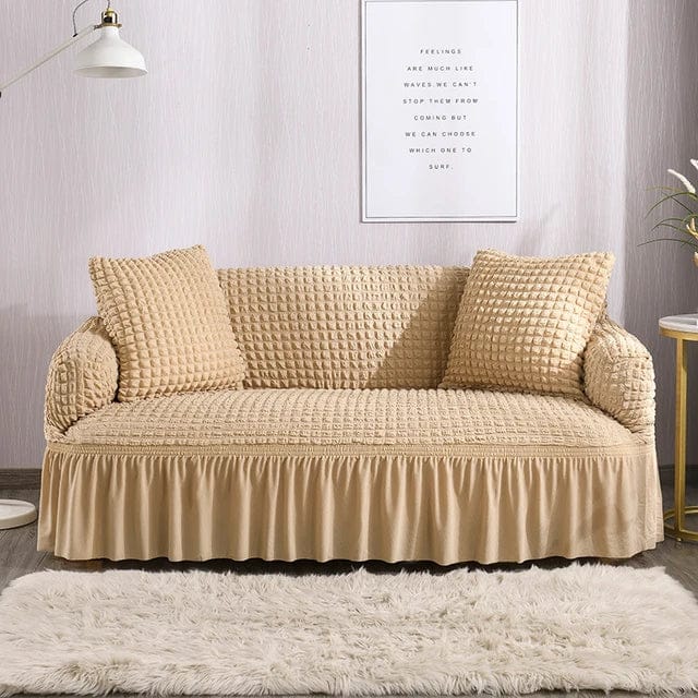 RUFFELED SUR SUCKER TURKISH SOFA COVER - Skin