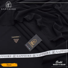 Premium Unstitched 4 Seasons imported Boski-Black