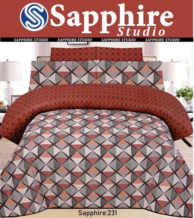 Premium 6 Pcs Comforter Set Design-231