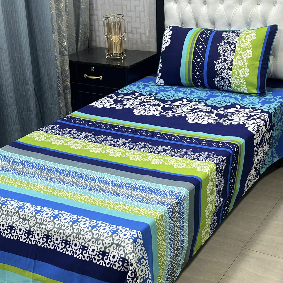 Single Pair Bed Sheet Set Design-100037