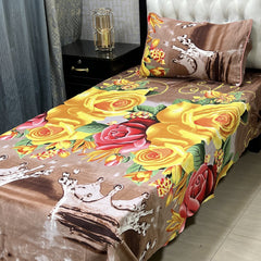 Single Pair Bed Sheet Set Design-100044