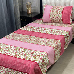 Single Pair Bed Sheet Set Design-100046