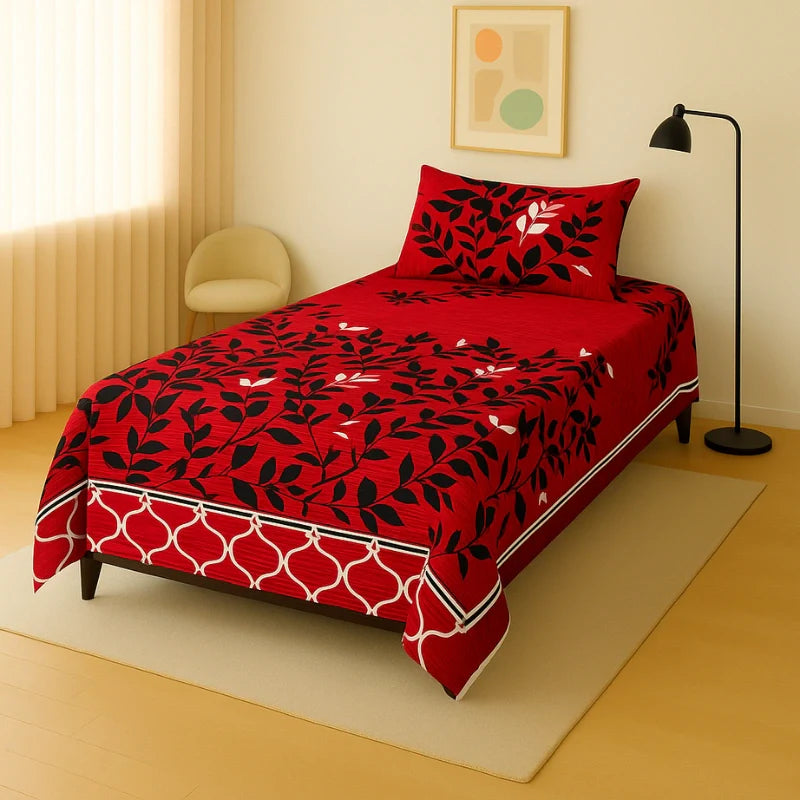Single Pair Bed Sheet Set Design-100036