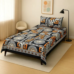 Single Pair Bed Sheet Set Design-100038