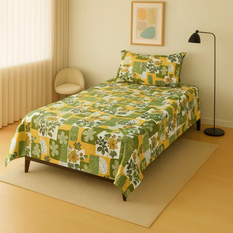 Single Pair Bed Sheet Set Design-100039
