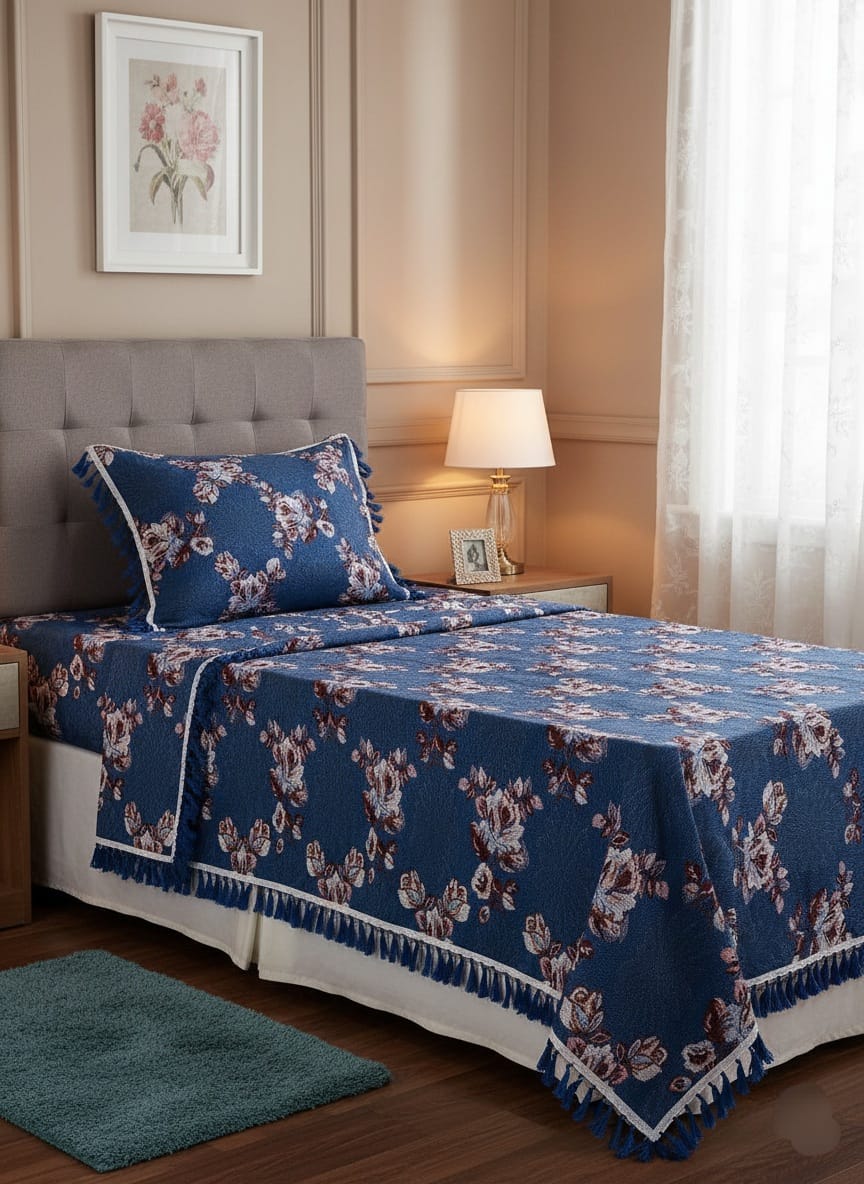 Single Pair Multani Gultex Bed Sheet