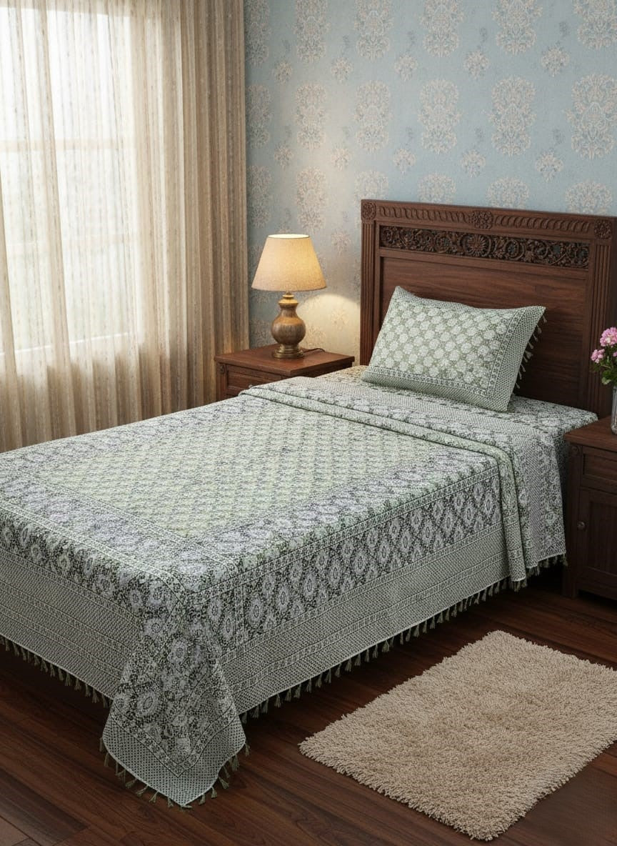 Single Pair Multani Gultex Bed Sheet