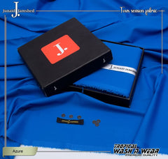 TROPICAL WASH & WEAR 4 SEASON  | UNSTITCHED KAMEEZ SHALWAR FABRIC-AZURE