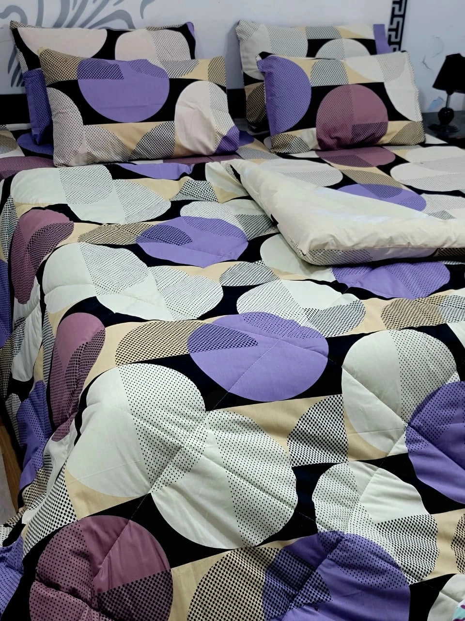 Luxurious 6 PC Heavy-Filled Winter Bedding Set | Deep Sleep Comfort-VRSD-20014