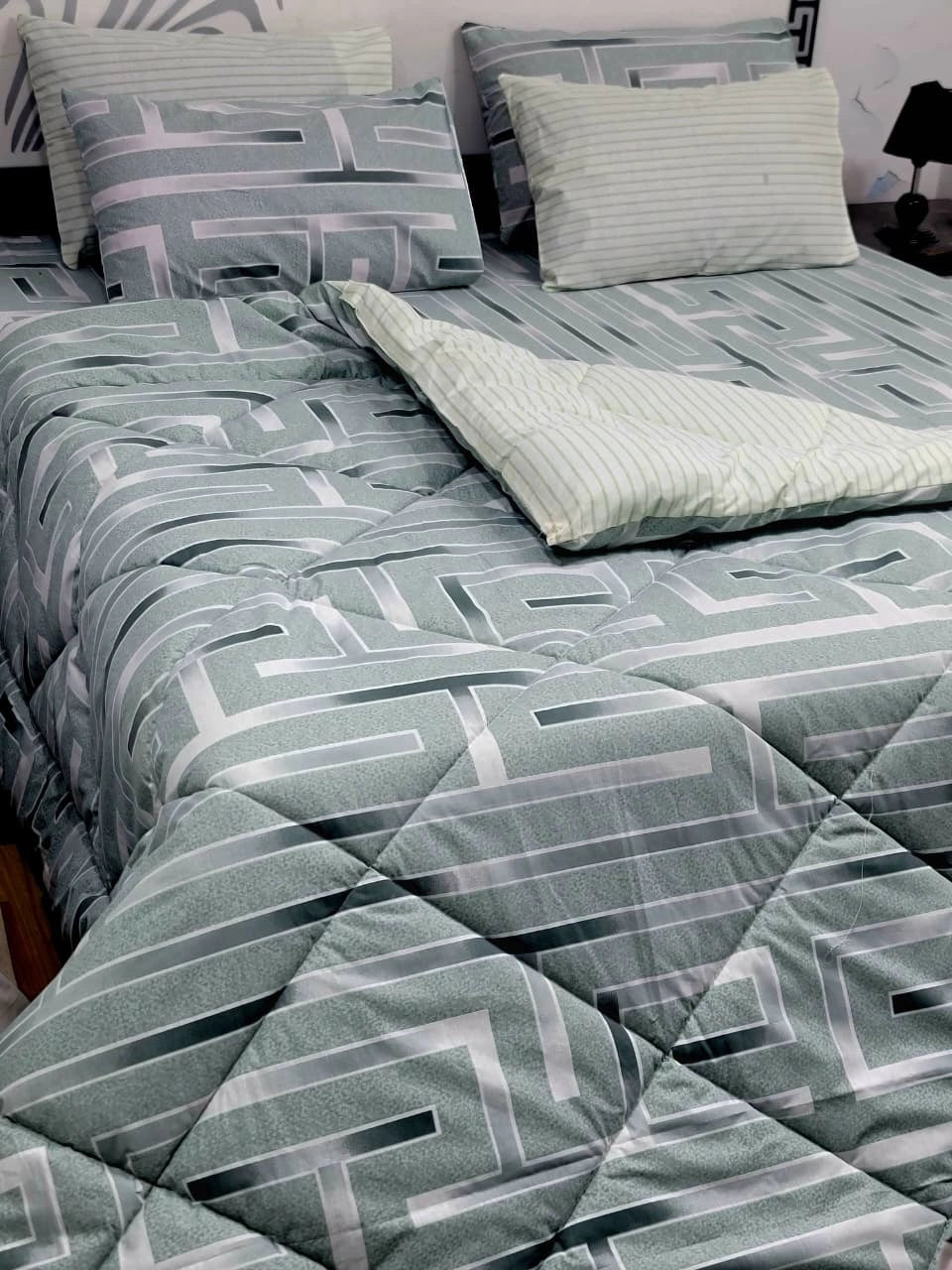 6 Pcs Vicky Razai Set | Double Bed King Size-VRSD-20020