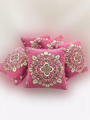 Velvet Jacquard Cushion Covers - 5pcs Set