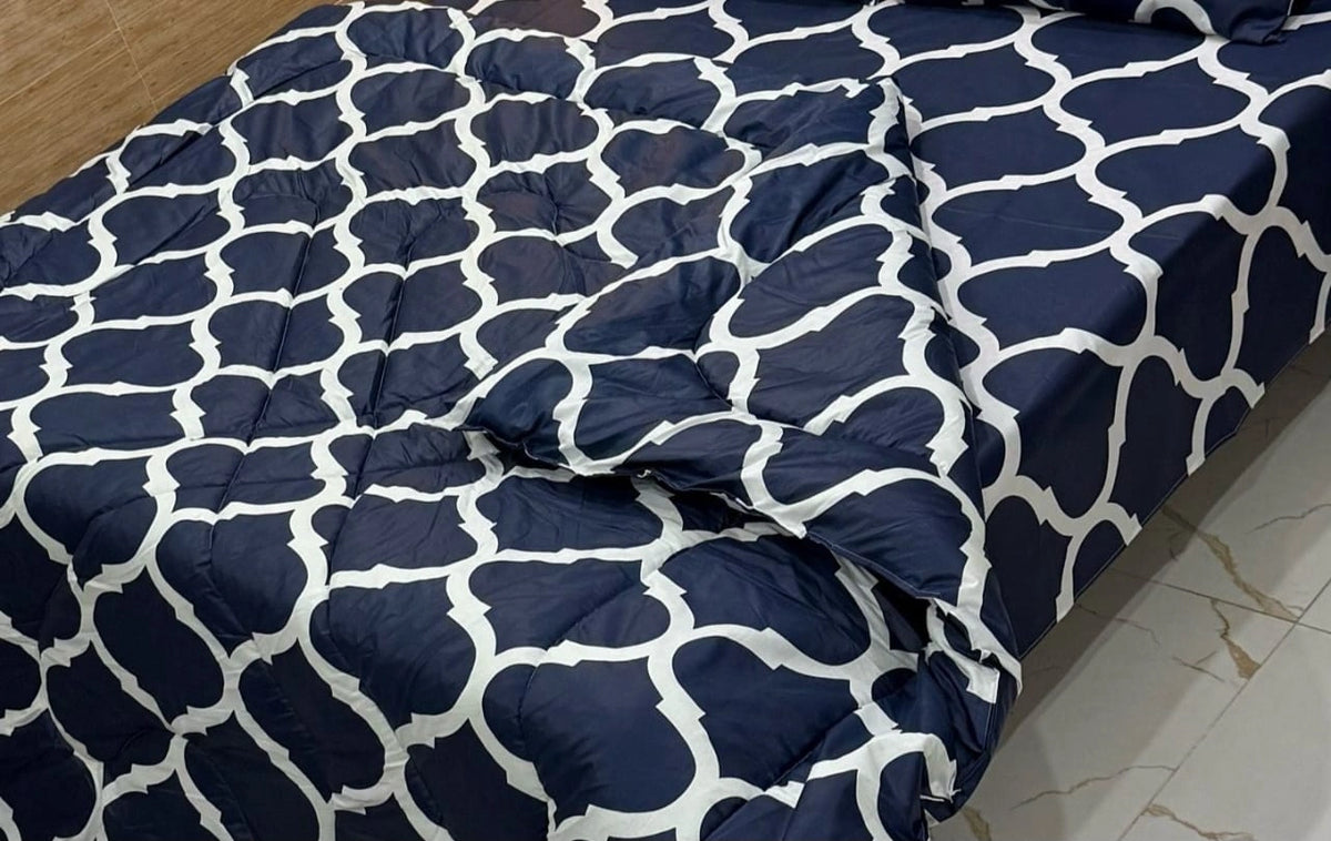 Premium Vicky Fabric Razai with Heavy Winter Fill | Super Cozy & Thick