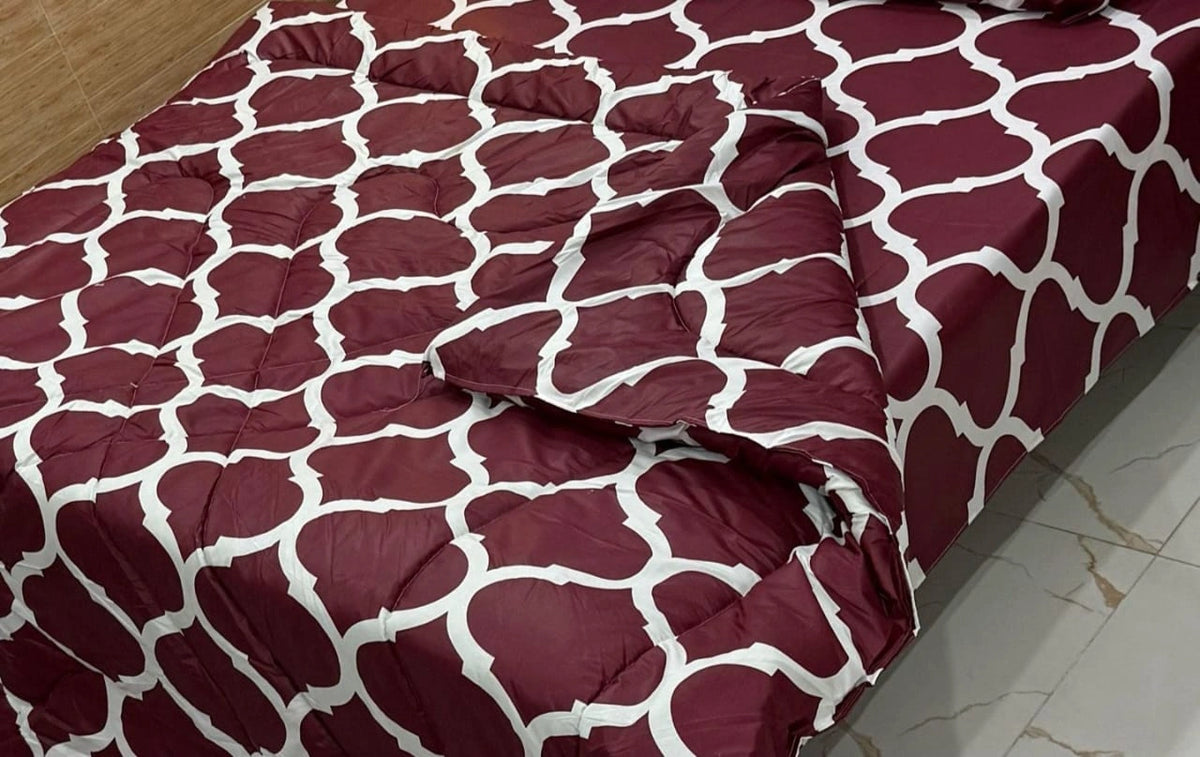 Premium Vicky Fabric Razai with Heavy Winter Fill | Super Cozy & Thick