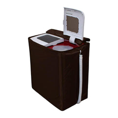 Semi-Automatic Machine Cover for Twin Tub Washing Machine-Black