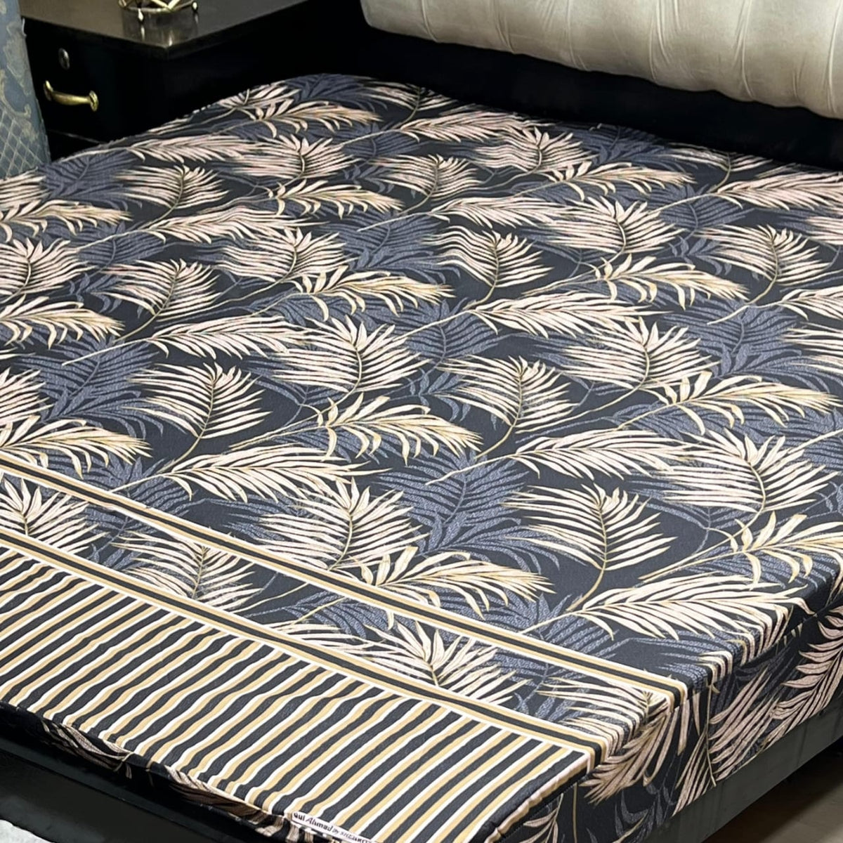 Waterproof Mattress Cover Printed King Size Design-602