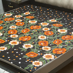 Waterproof Mattress Cover Printed King Size Design-604