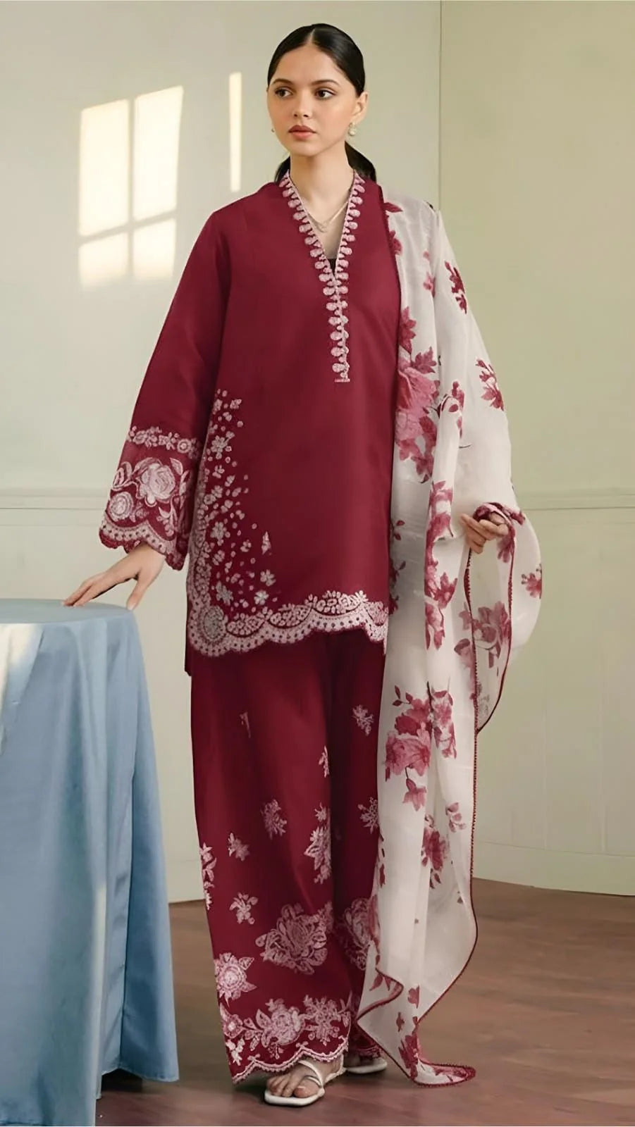 Zara Shah Jahaan Winter Dhanak 3-Piece