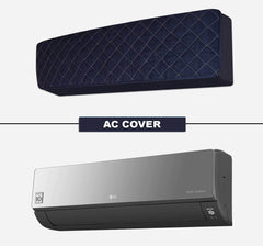 Split AC Cover Navy Blue-12