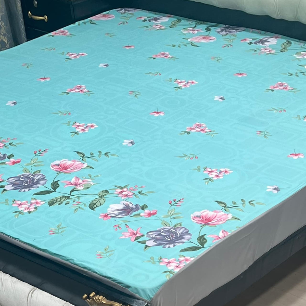 Waterproof Mattress Cover Printed King Size Design-626