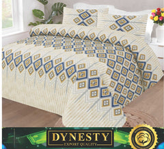 3 pcs King Size Bed Sheet Set Dynesty Export Quality-DEQ-509