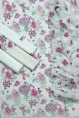 3 PIECE UNSTITCHED LAWN SUIT SUMMER COLLECTION 2025 (BAREEZE LAWN)