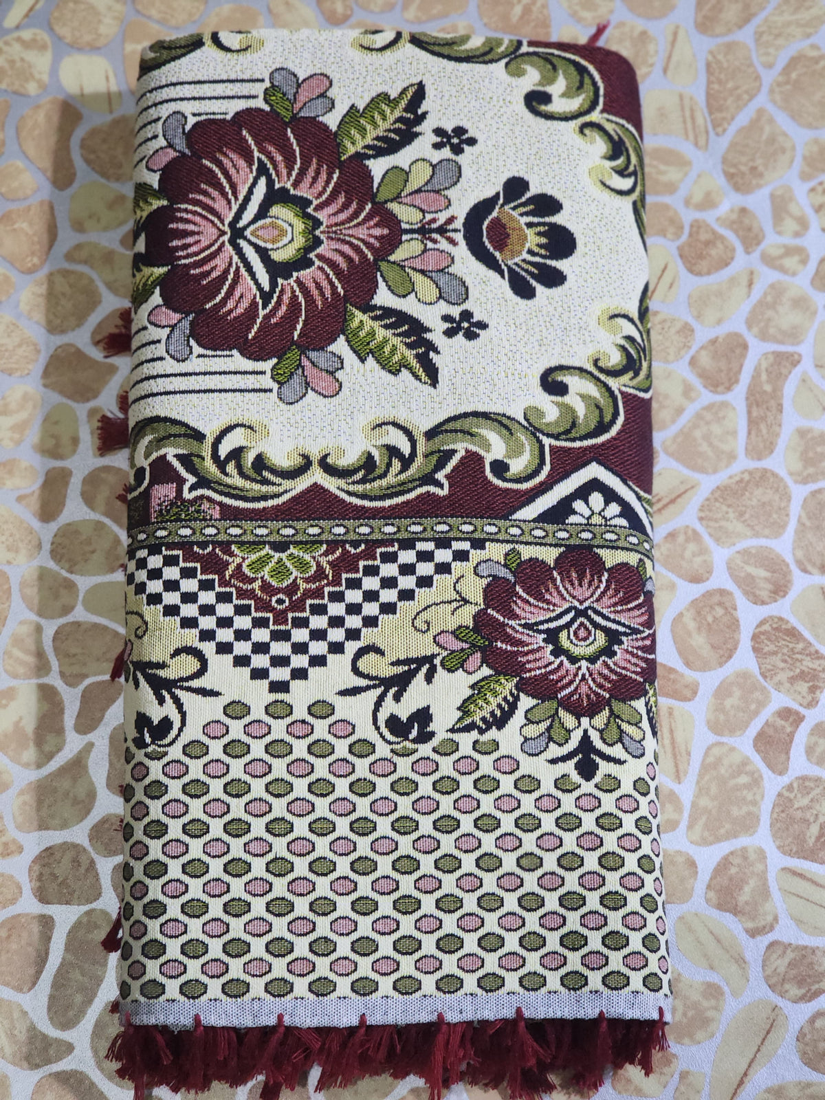 Multani Bedsheet Set King Size 3Pcs - Design-229