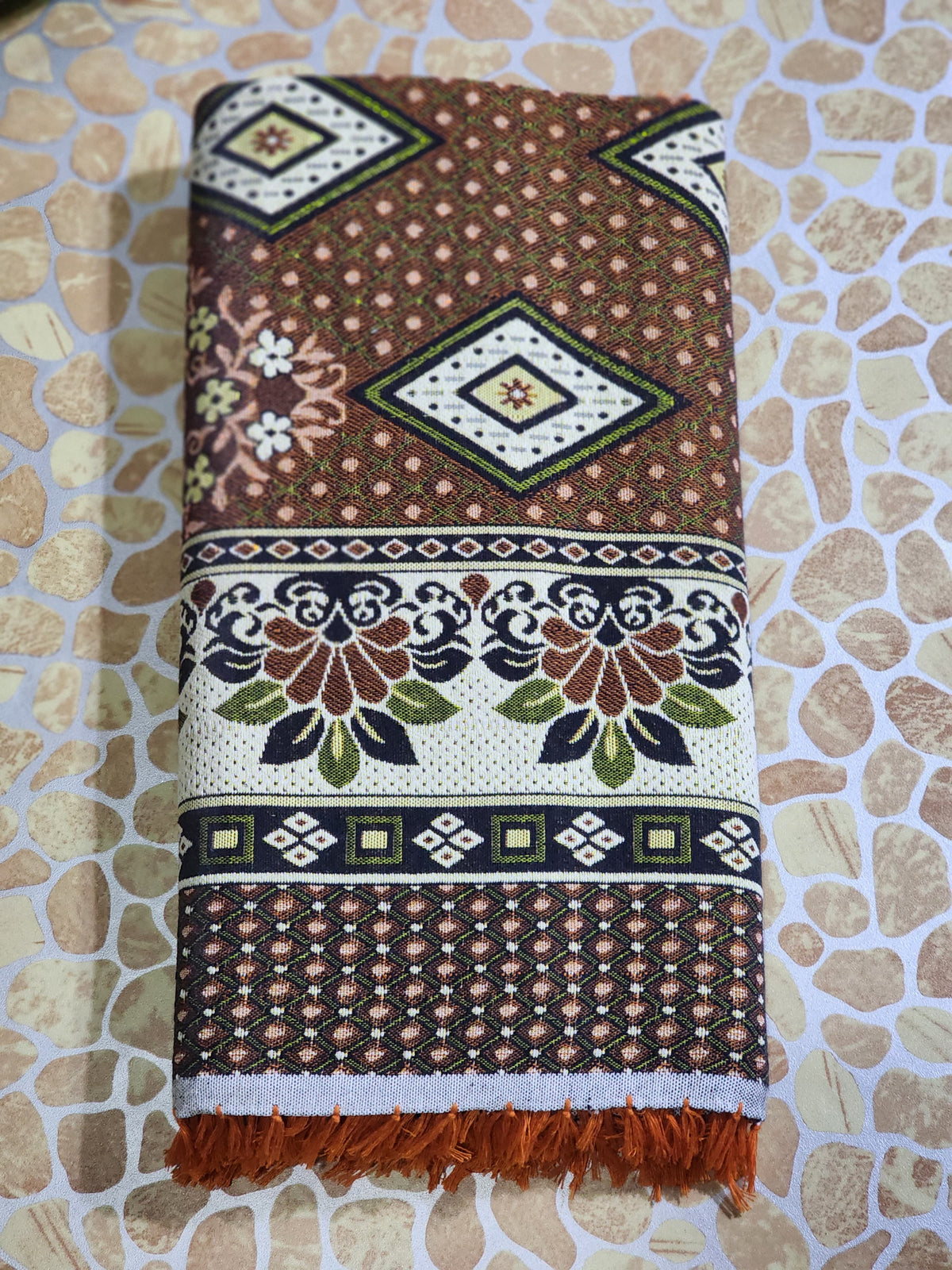 Multani Bedsheet Set King Size 3Pcs - Design-228