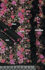 3 PIECE UNSTITCHED LAWN SUIT SUMMER COLLECTION 2025 (BAREEZE LAWN)
