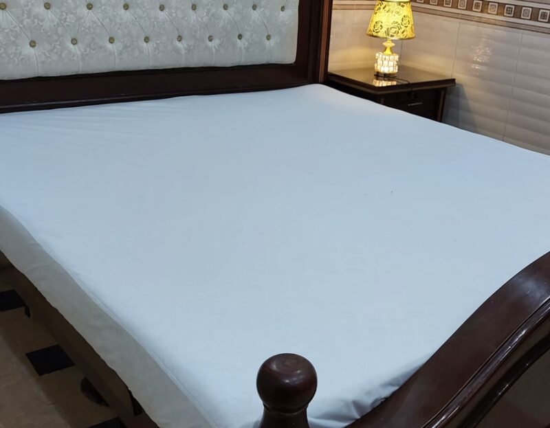 Terry Waterproof Mattress Protector-White