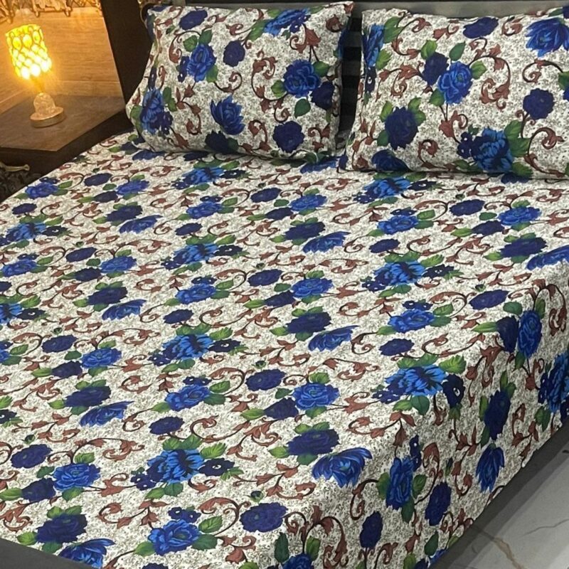 Crystal Bed Sheet-King Size-3Pcs