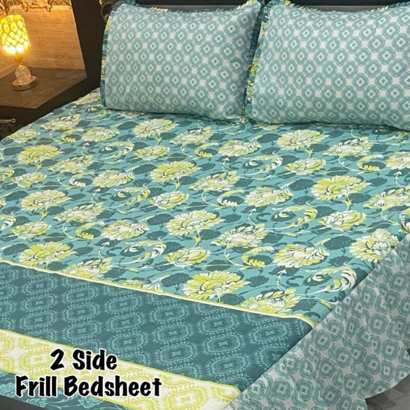 Frill Bed Sheet King Size-3Pcs