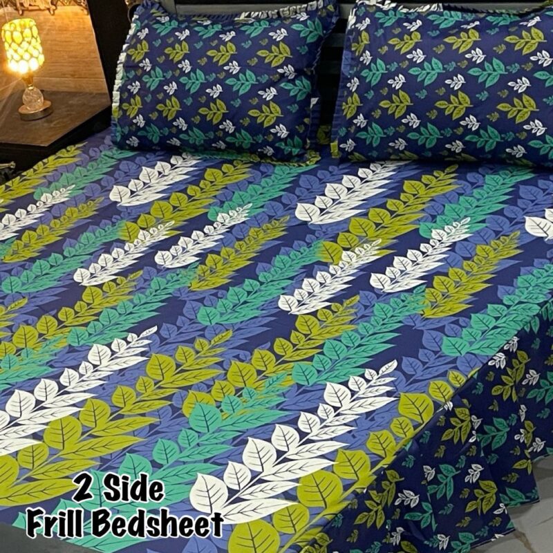 Frill Bed Sheet King Size-3Pcs