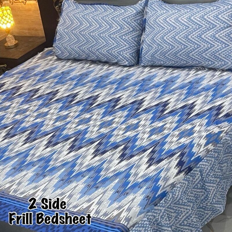 Frill Bed Sheet King Size-3Pcs