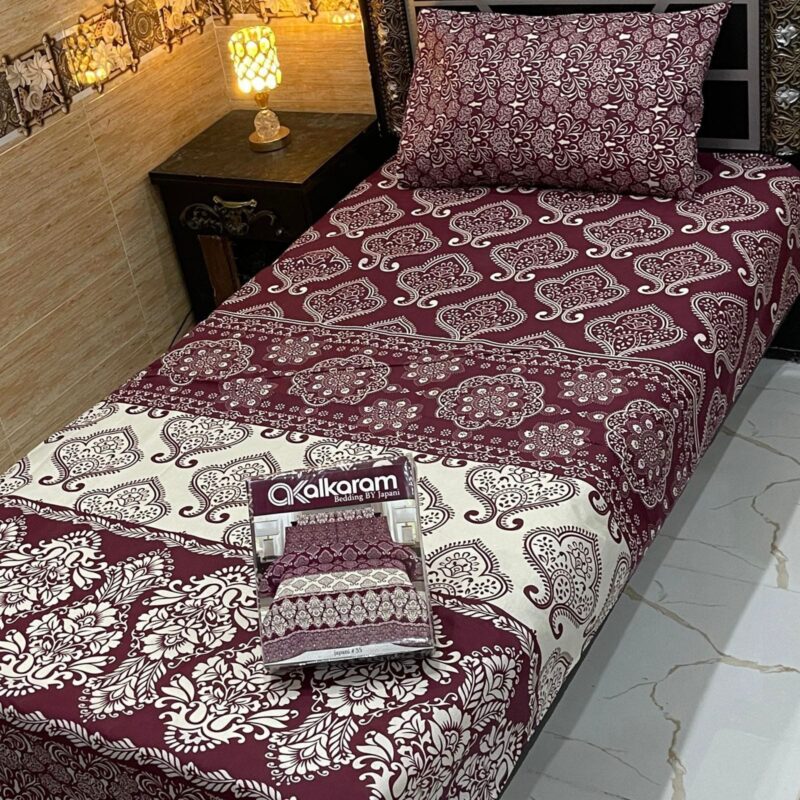 Single Bed Sheet Pair (Set) | Soft,Comfortable,and Stylish