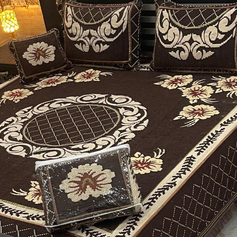 Jacquard Velvet Bed Sheet-4PCS