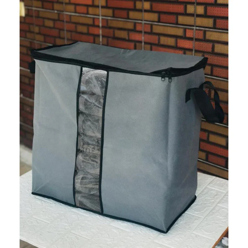 Non-Woven Multipurpose Storage Bag 110 GSM Light-Grey Colour