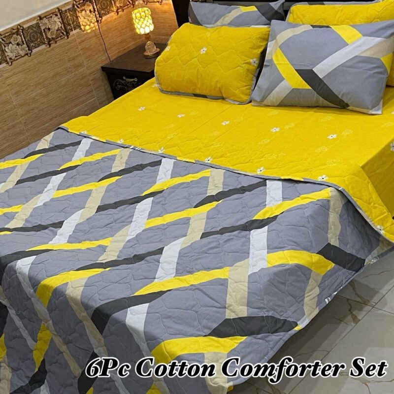 Exports Soft Cotton Comforter Set 6 Piece