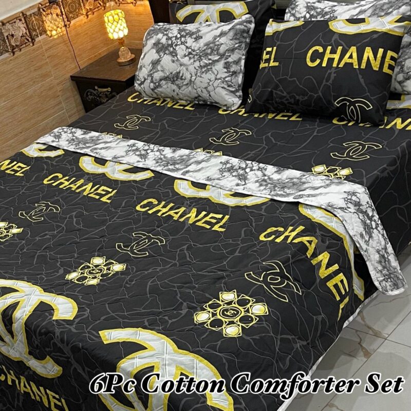 Exports Soft Cotton Comforter Set 6 Piece