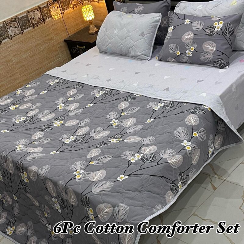 Exports Soft Cotton Comforter Set 6 Piece