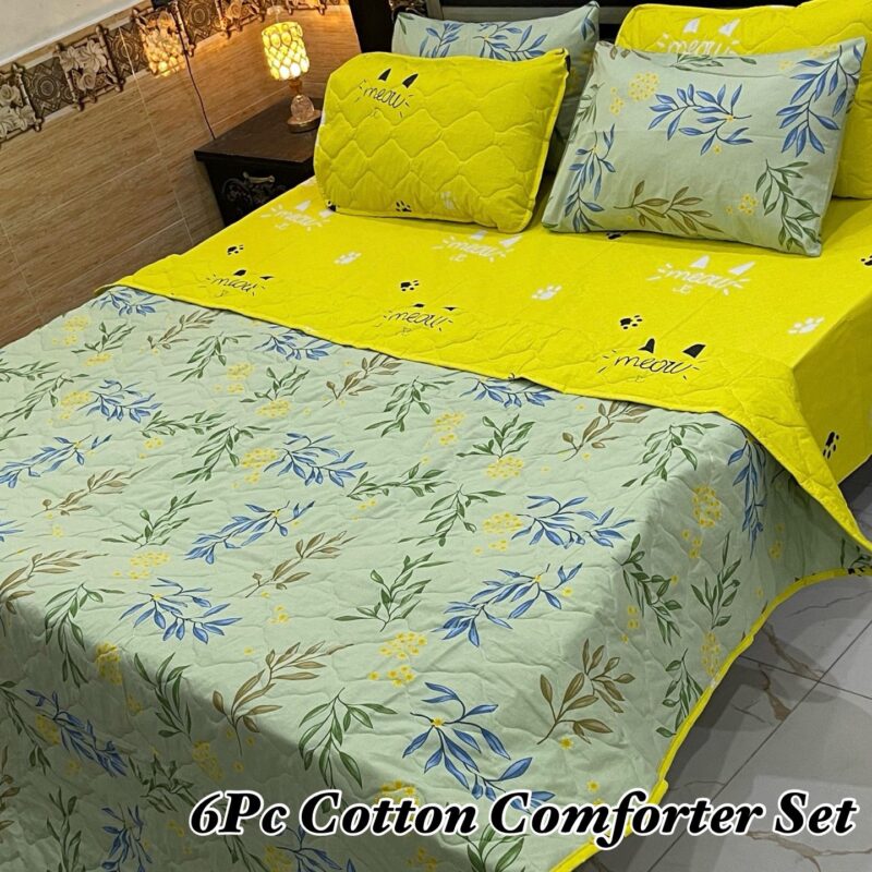 Exports Soft Cotton Comforter Set 6 Piece