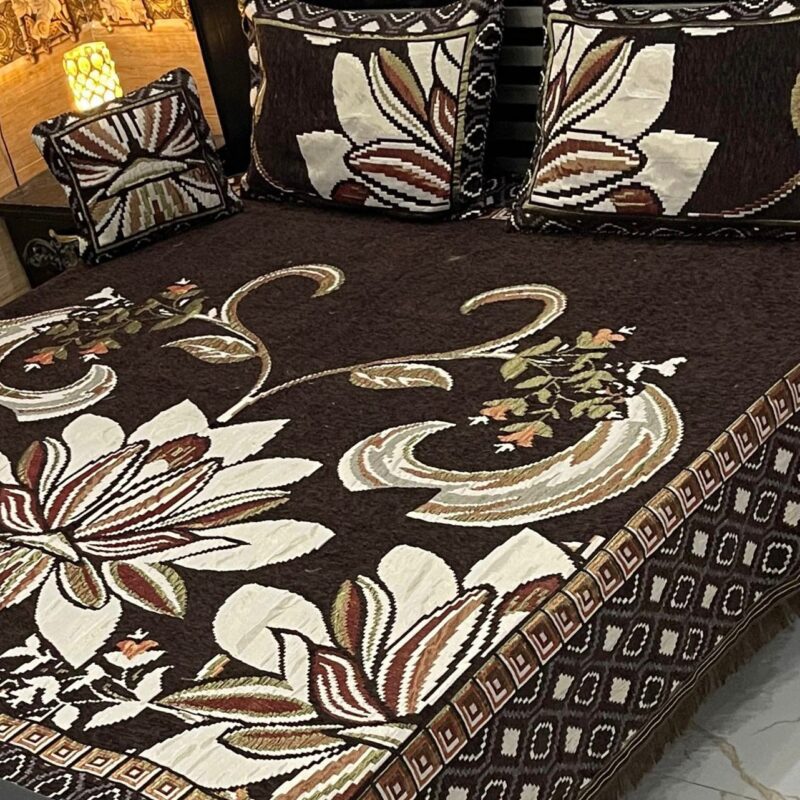 Jacquard Velvet Bed Sheet-4PCS