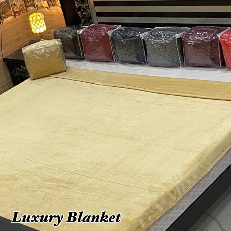 Plain Throw Plush Blanket Solid Fleece Blanket